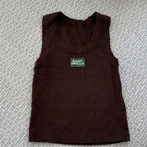 Daily Drills Coco Tank Top with Green Logo